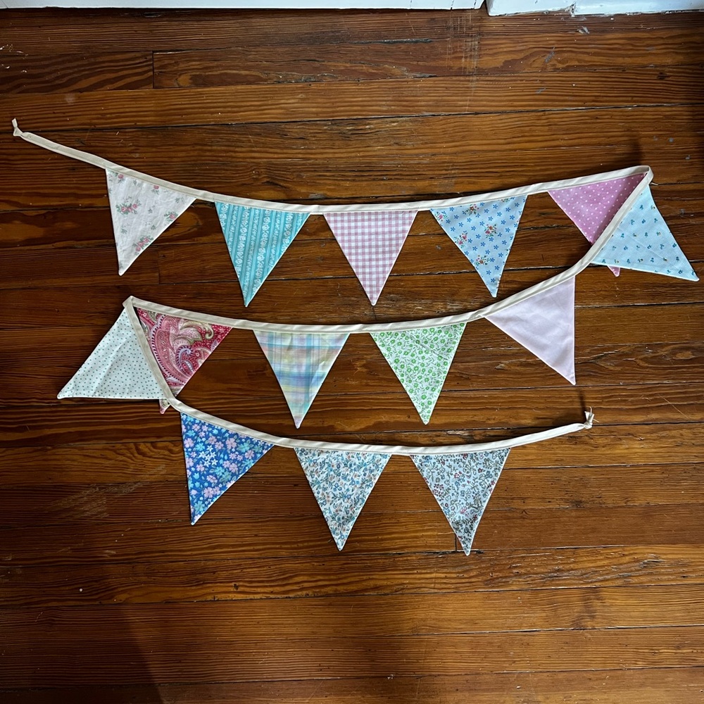 Colorful Fabric Garland